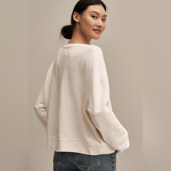 Pilcro 'Shimmer' Embroidered Sweatshirt, Size XL - Picture 3 of 15